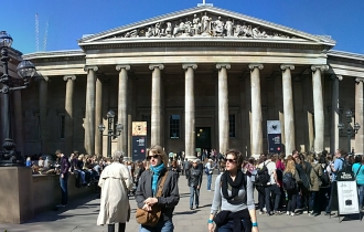 Das British Museum in London...